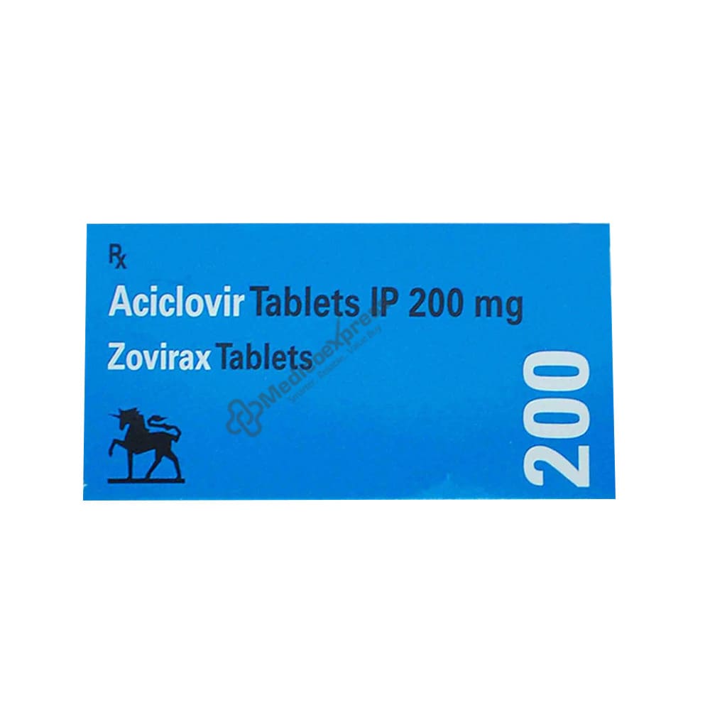 Zovirax 200 tablet 5's