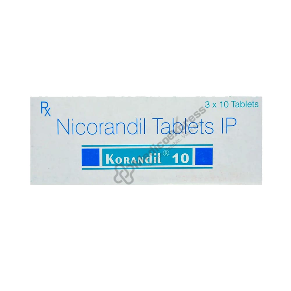 Korandil 10 Tablet 10's