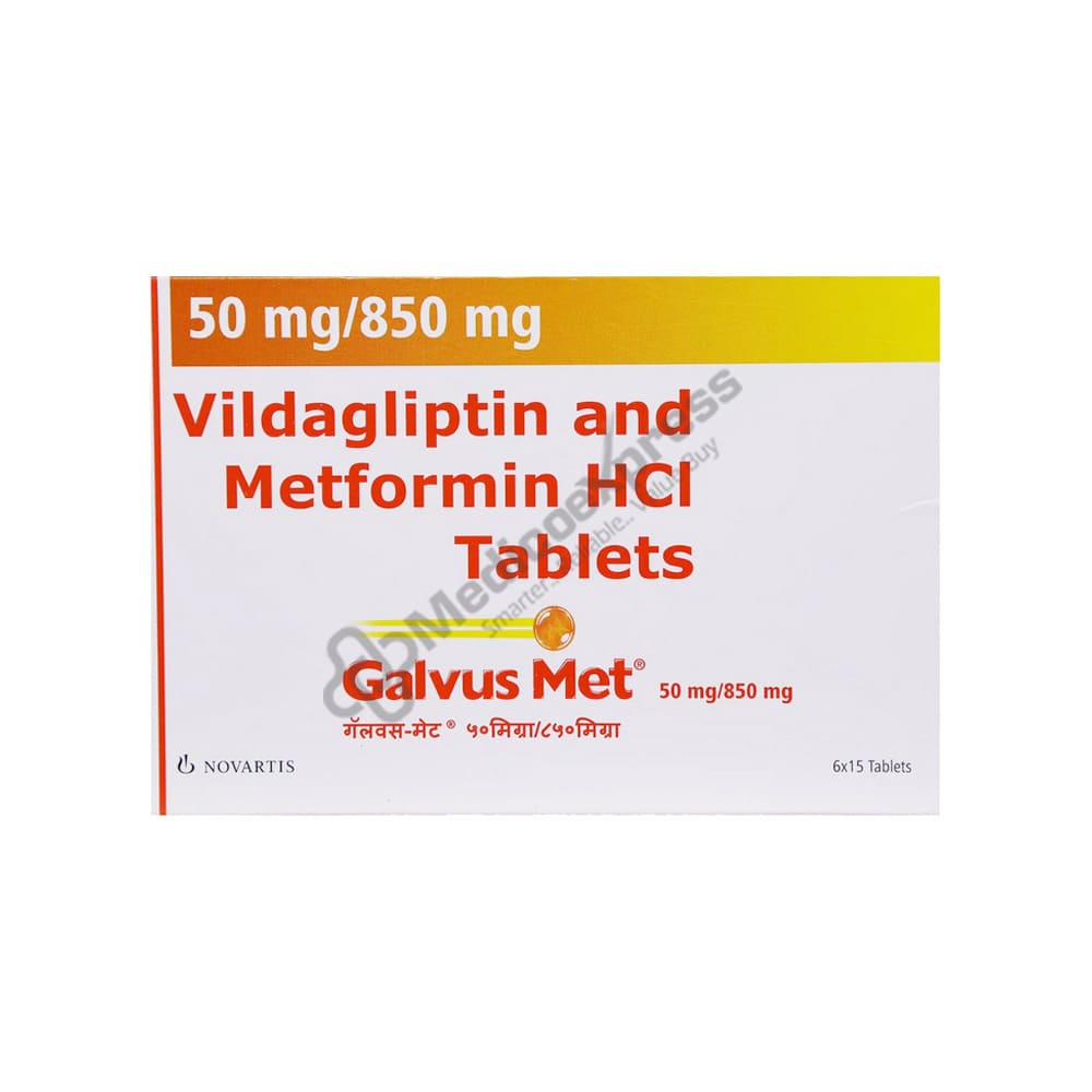 Galvus met 50 mg/1000 mg tablet 15's