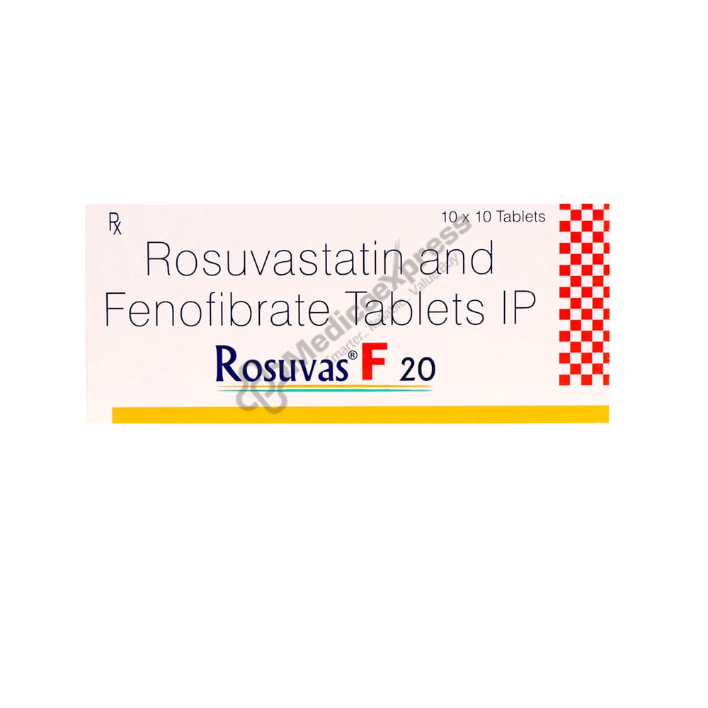 Rosuvas F 20 Tablet 10's