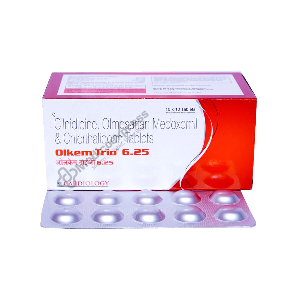 Olkem Trio 6.25mg Tablet 10's