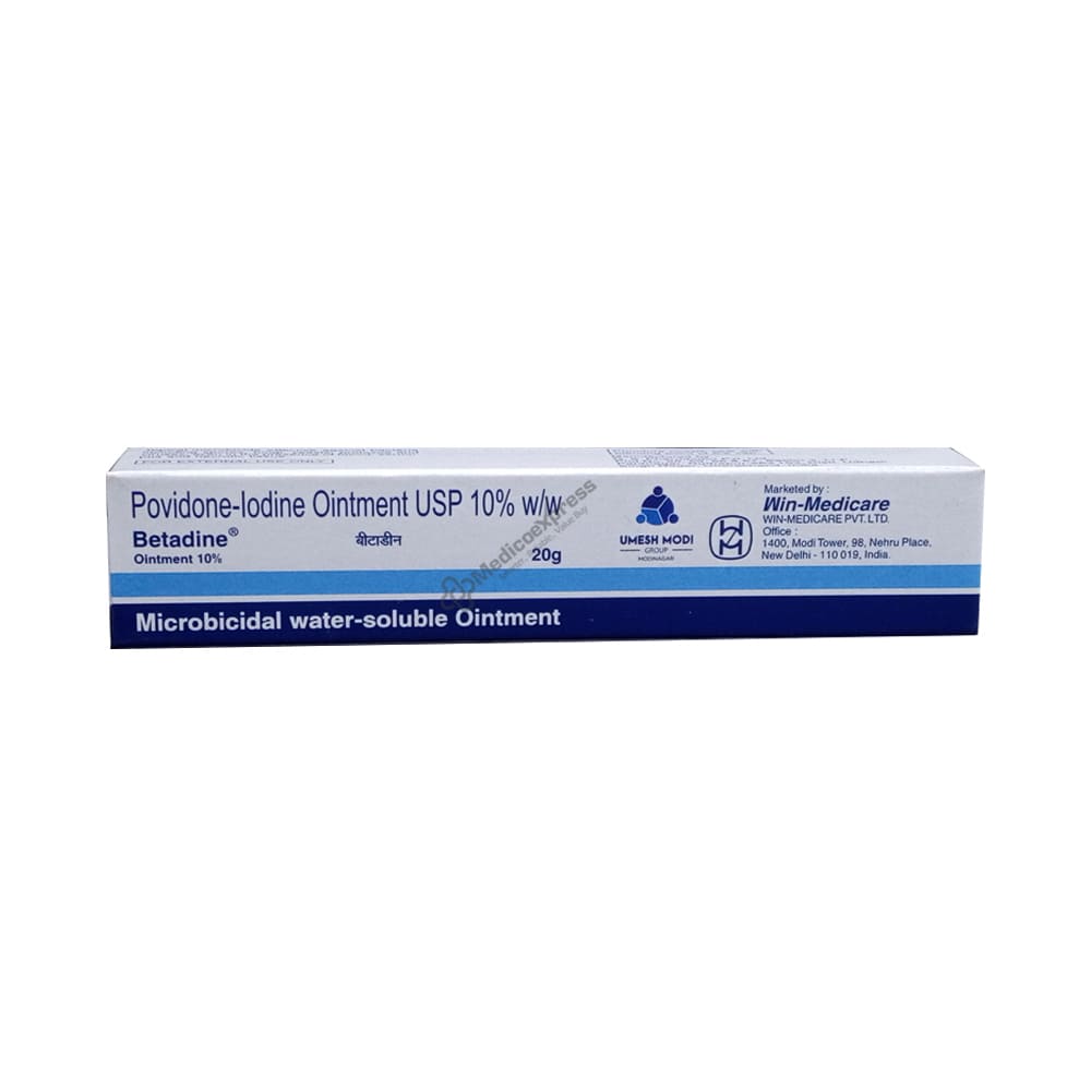 Betadine 10% Tube Of 20gm Ointment
