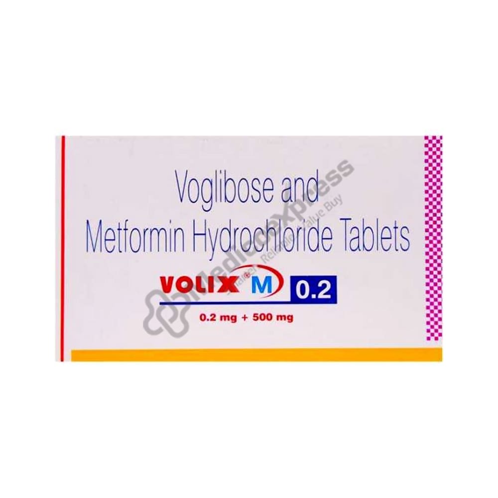 Volix M 0.2mg+500mg Tablet 10's