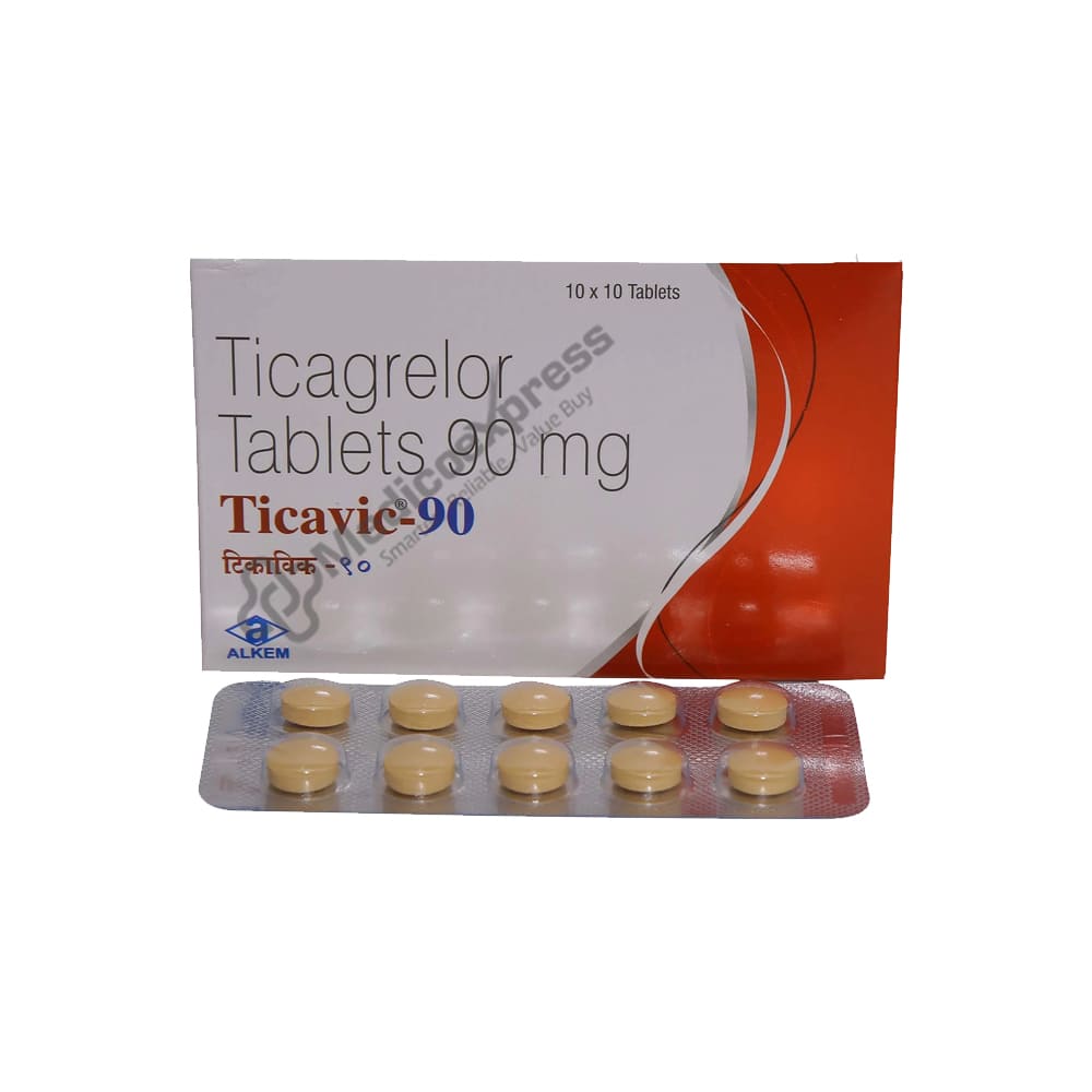 Ticavic 90 mg Tablet 10's