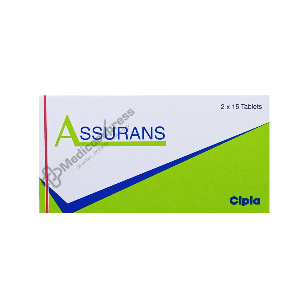 Assurans 20mg Tablets 15's