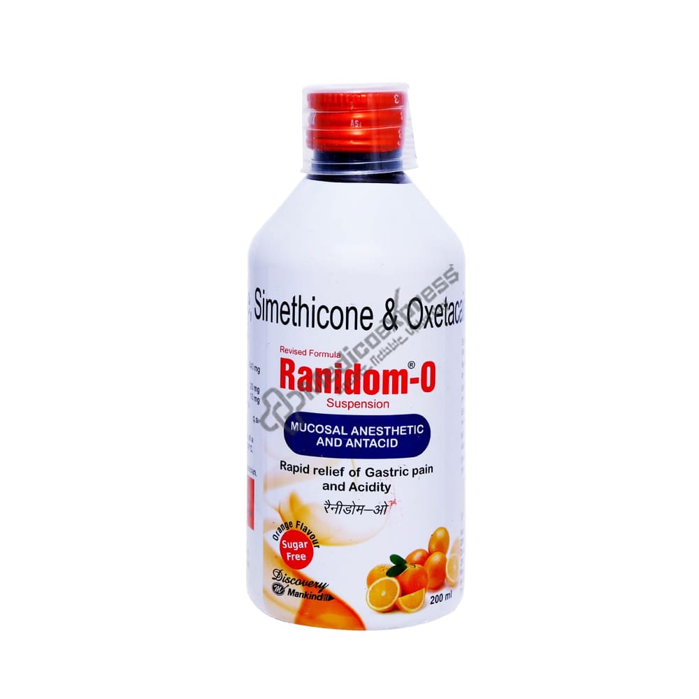 Ranidom-O Sf Orange Flavour Suspension 200 ml