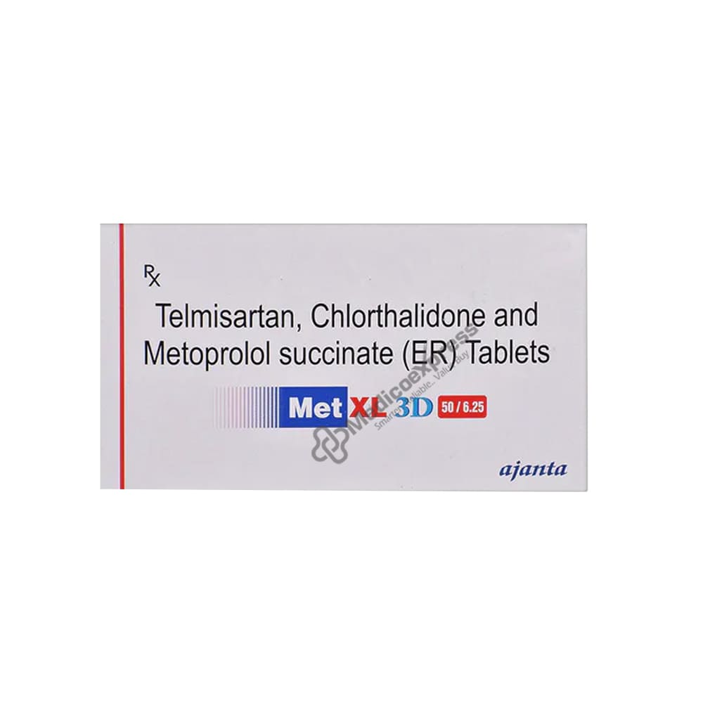 Met Xl 3D 50/6.25 Tablet