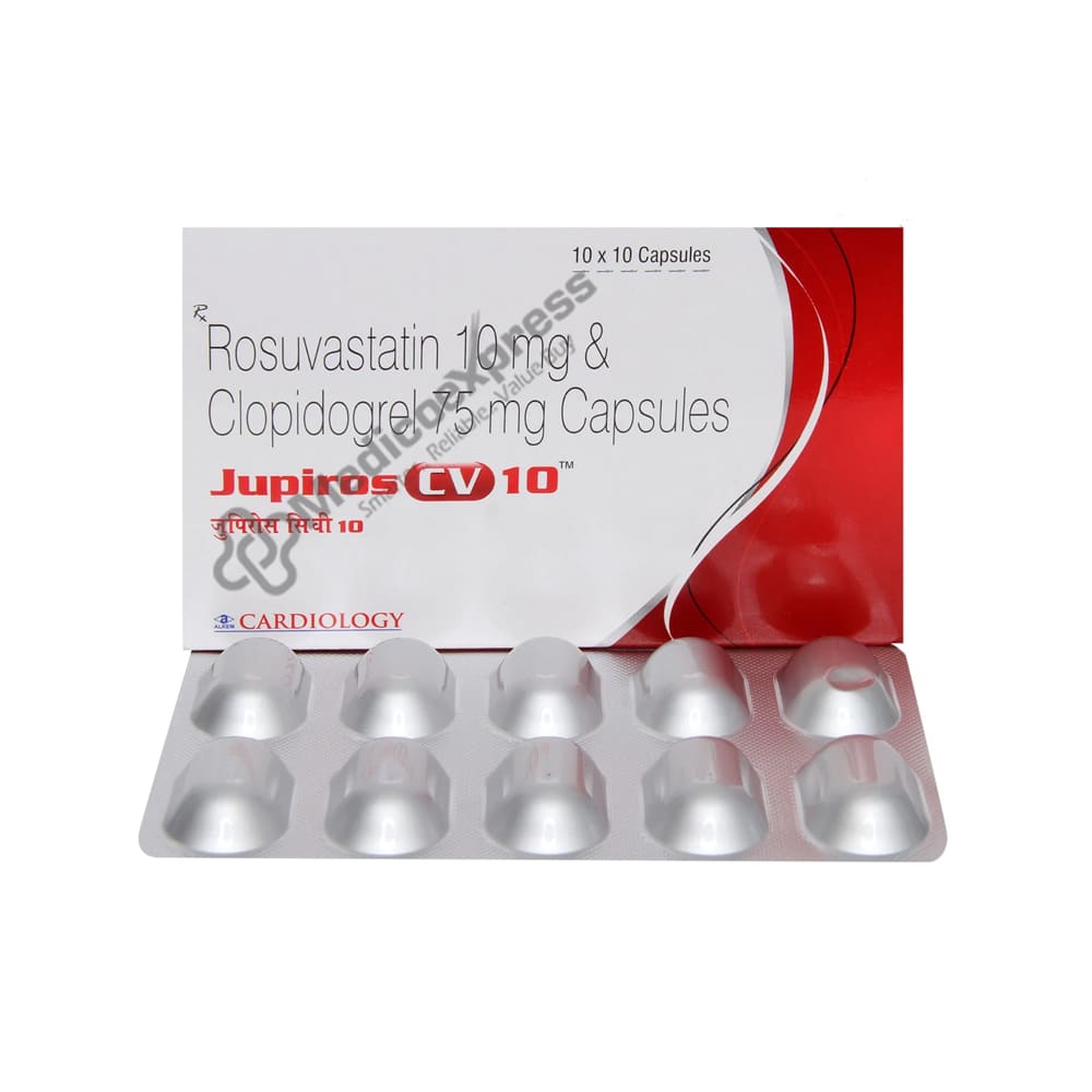 Jupiros Cv 10mg Capsule 10's