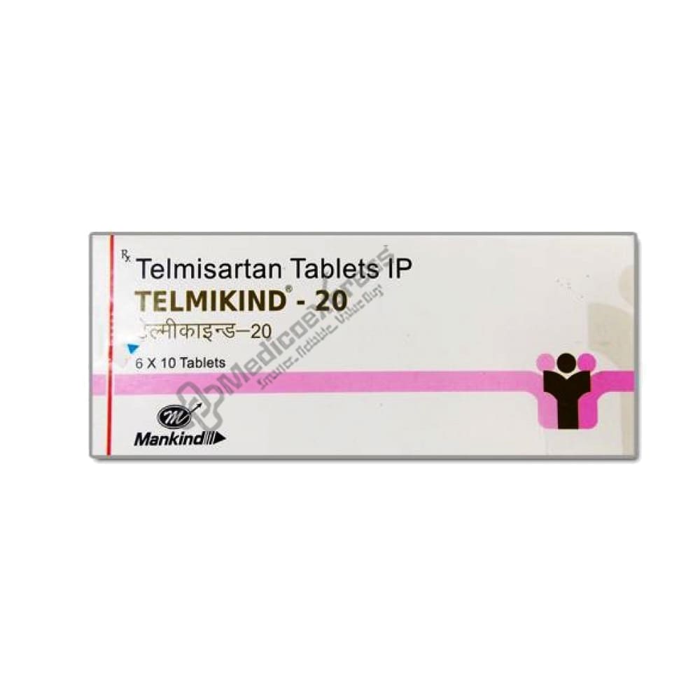 Telmikind 20mg Tablet 10's