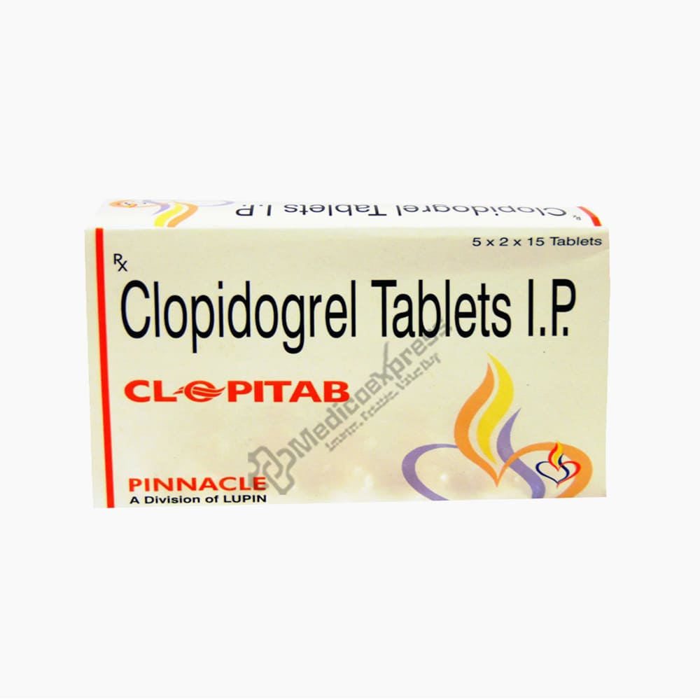 Clopitab 75mg Tablet 15's