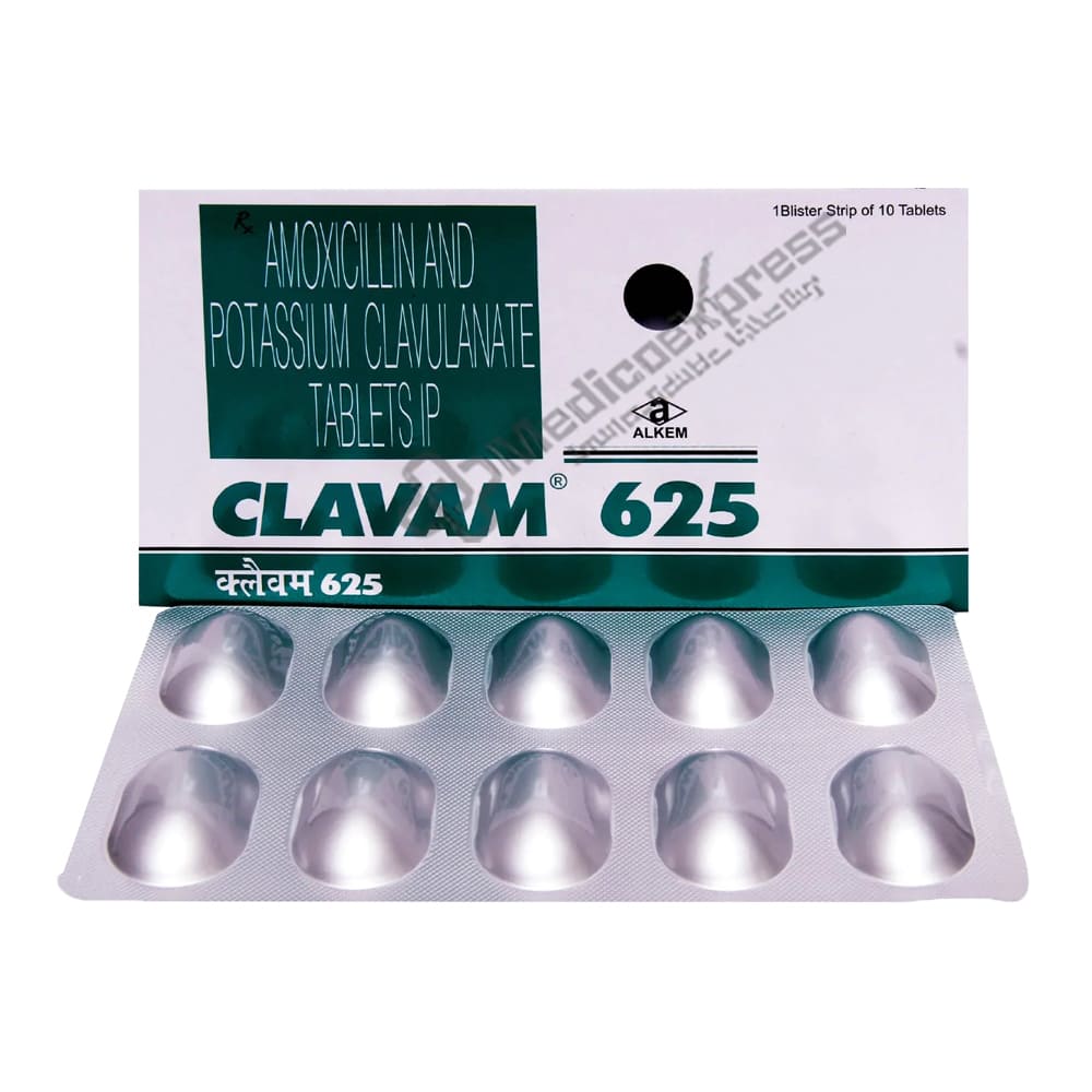 Clavam 625mg Tablet 10’s